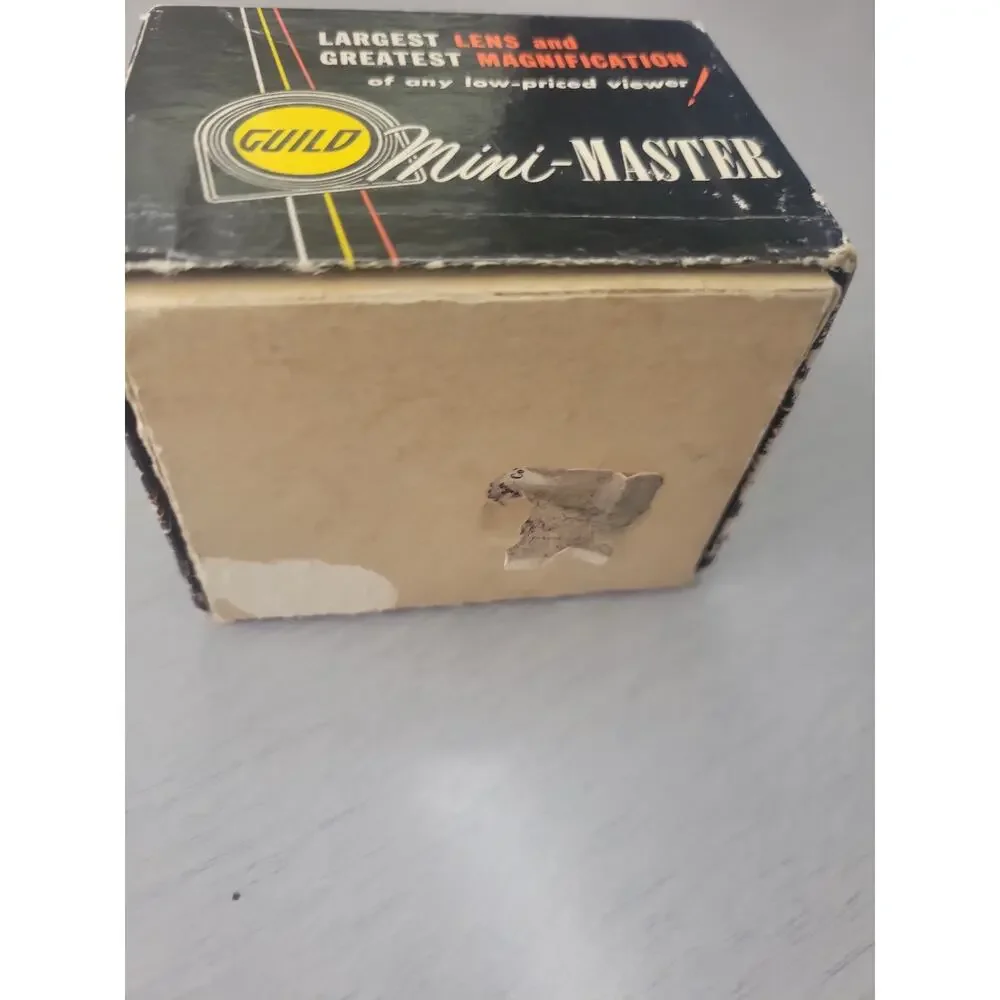 Vintage Guild Mini-Master Slide Viewer with Original Box-Craftsmen’s Guild 1950s